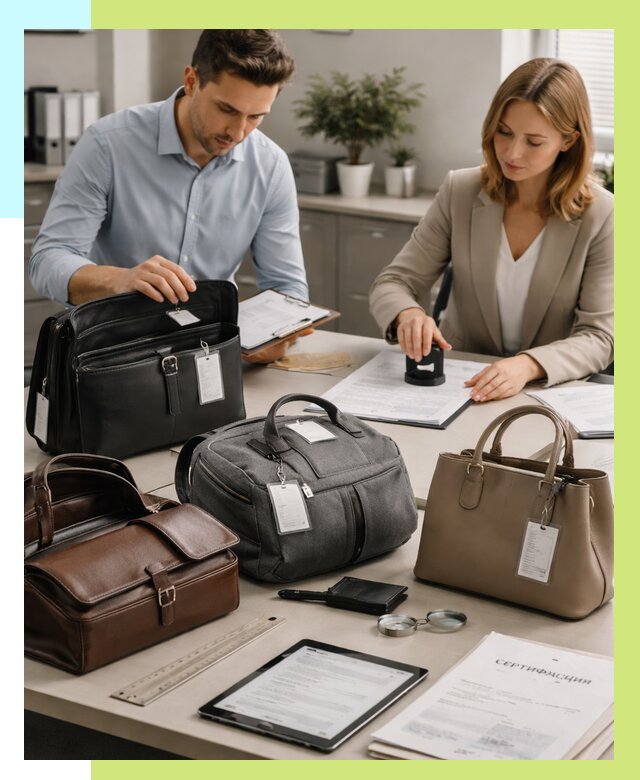 Сертификация сумок в Шахтах от 8140 руб. | Алешин-Шхт