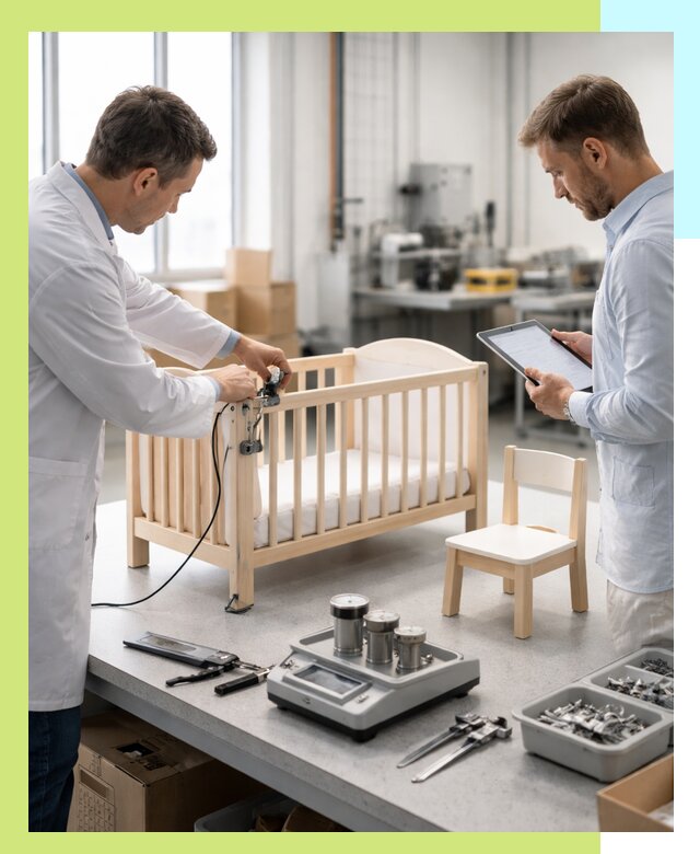 Сертификация детской мебели и проверка безопасности в Шахтах