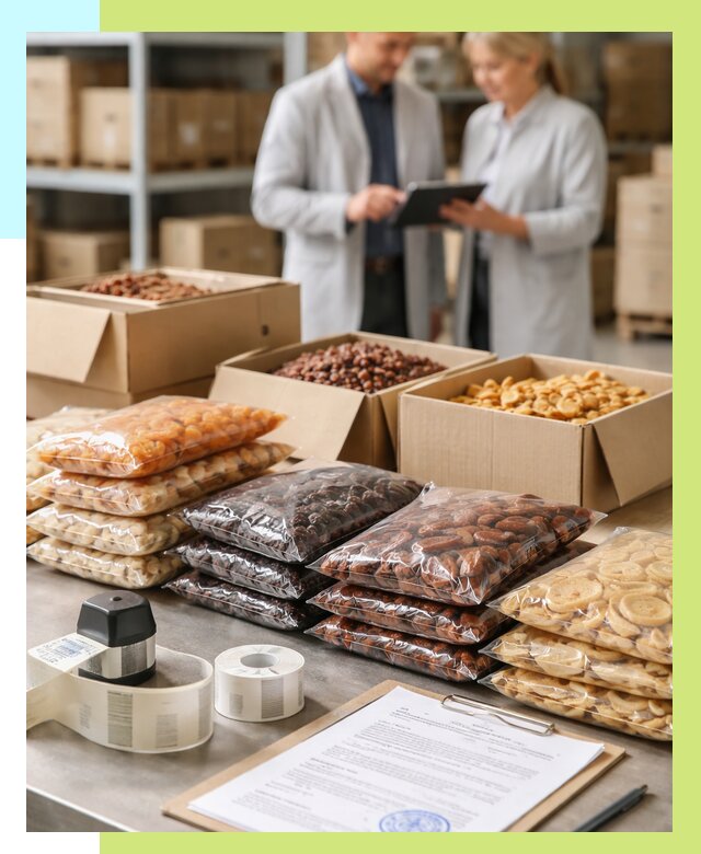 Сертификация сухофруктов в Шахтах от 13024 р. | Алешин-Шхт под ключ