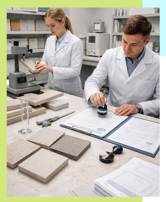 Сертификация плитки и керамики в Шахтах с документами