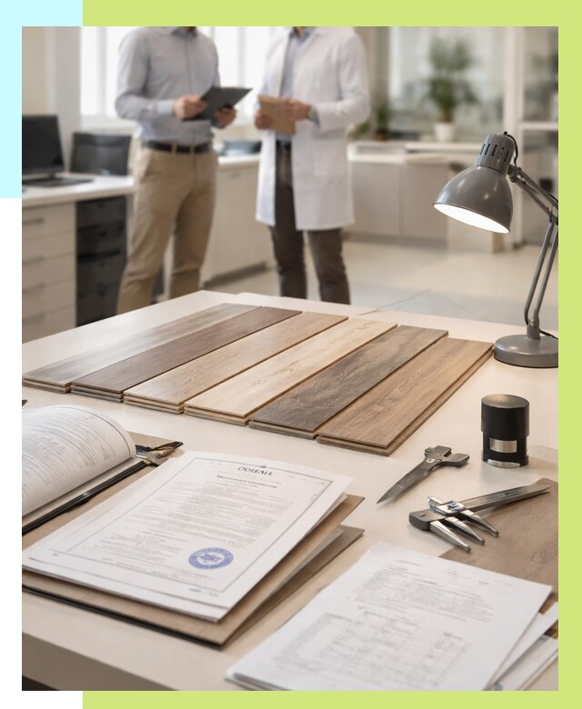 Сертификация ламината в Шахтах от 19535 р. под ключ | Алешин-Шхт