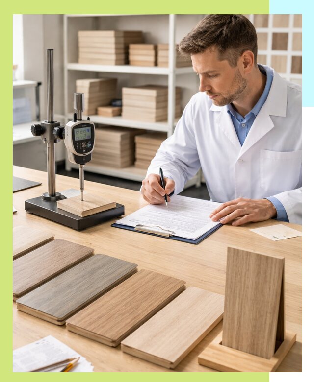 Сертификация ламината с испытаниями и оформлением документов в Шахтах