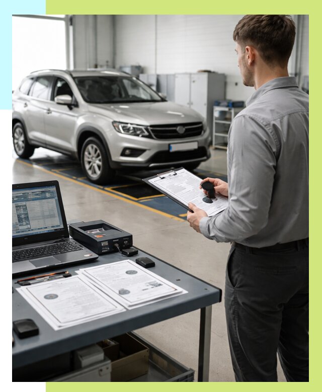 Сертификация транспортных средств в Шахтах от 13024 р. | Алешин-Шхт