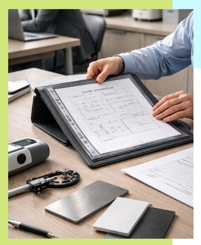 Оформление паспорта материала для продукции в Шахтах