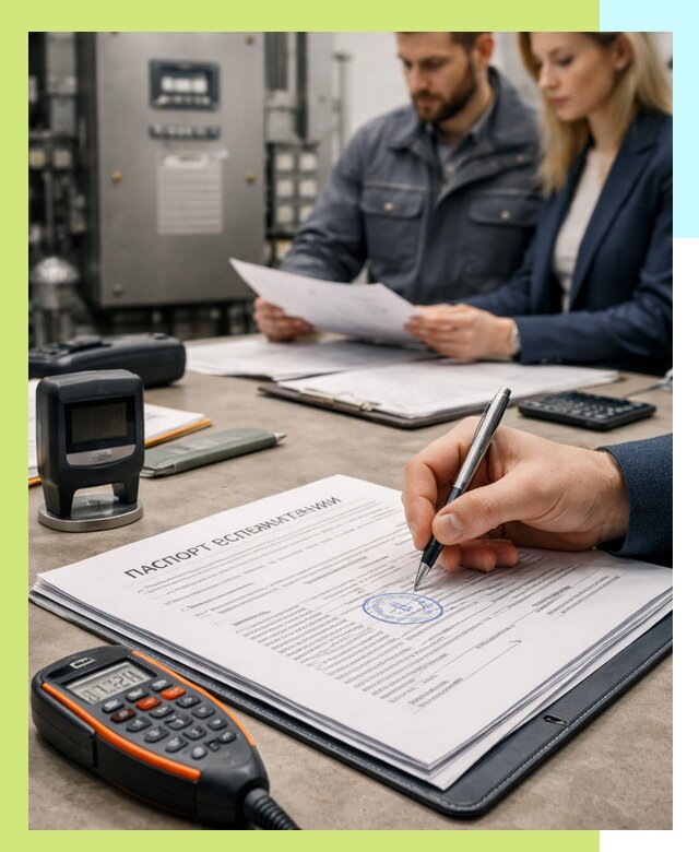 Оформление паспорта эксплуатации оборудования в Шахтах