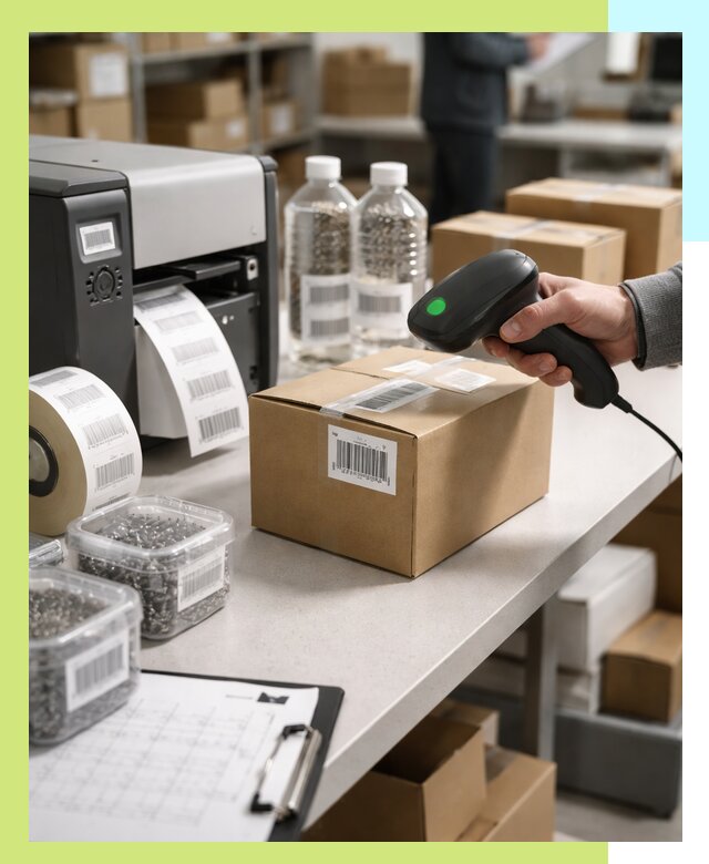 Штрихкодирование продукции и маркировка для продажи в Шахтах