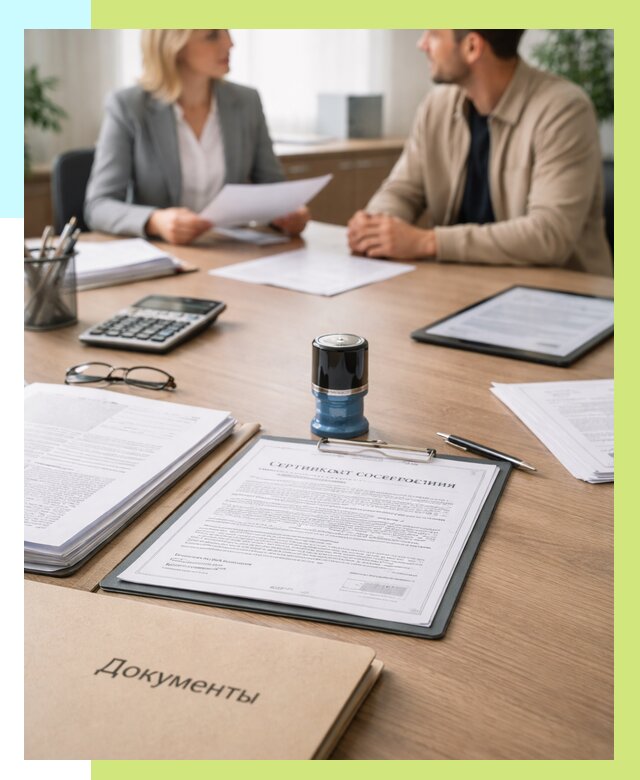 Сертификат соответствия на продукцию в Шахтах от 16280 р.|Алешин-Шхт