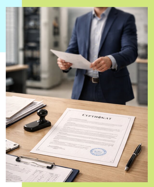 Сертификат на оборудование в Шахтах от 16280 р. | Алешин-Шхт