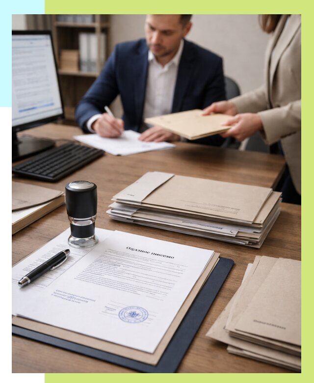 Отказное письмо для таможни в Шахтах от 3256 р, Алешин-Шхт