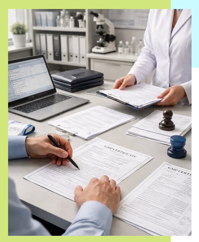 Оформление сертификата GMP в Шахтах для фармпроизводства