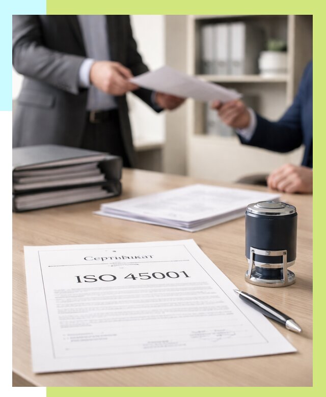 Сертификат ISO 45001 в Шахтах под ключ от 48839 р. | Алешин-Шхт