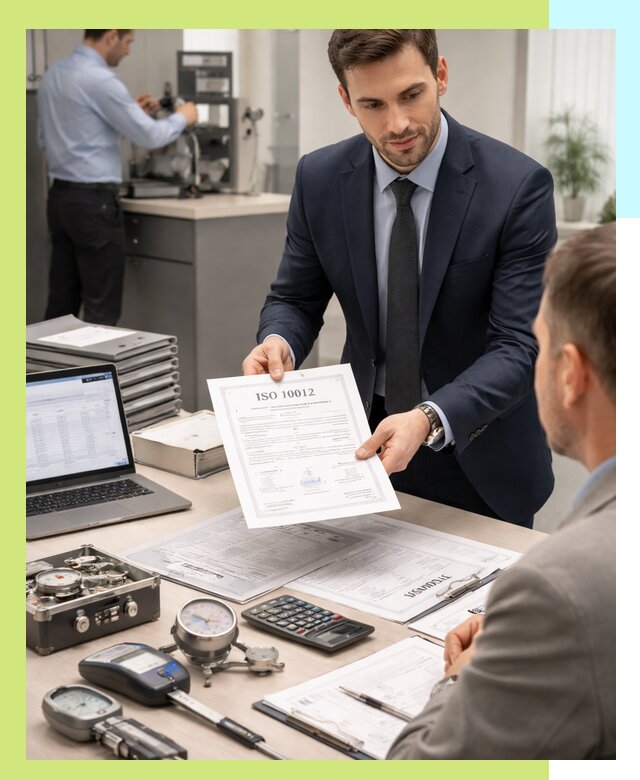 Выдача сертификата ISO 10012 по требованиям метрологии в Шахтах