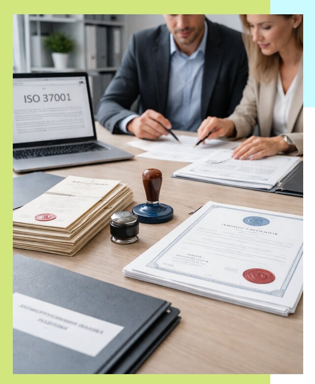 Получение сертификата ISO 37001 по системе борьбы с коррупцией в Шахтах