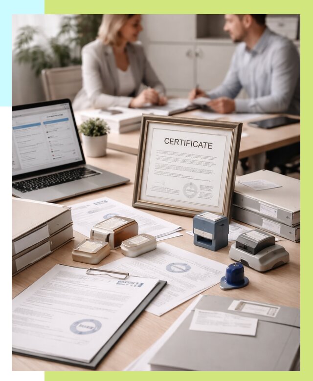 Сертификация компании в Шахтах от 48839 р. | Алешин-Шхт — заказ